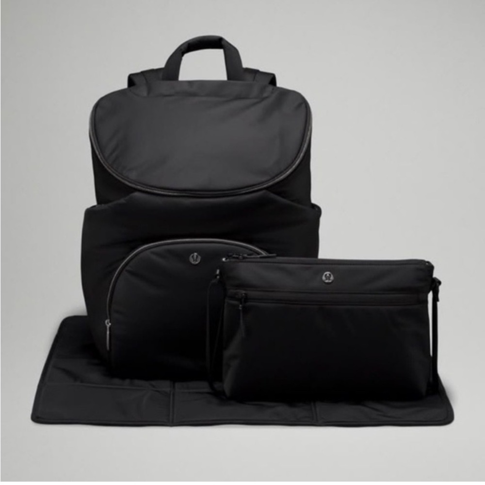 Lululemon Parent Backpack, Crossbody Pouch & Changing Pad